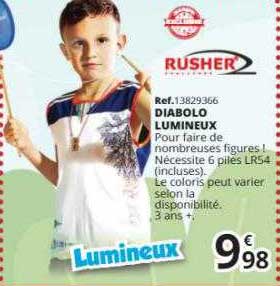 diabolo lumineux rusher