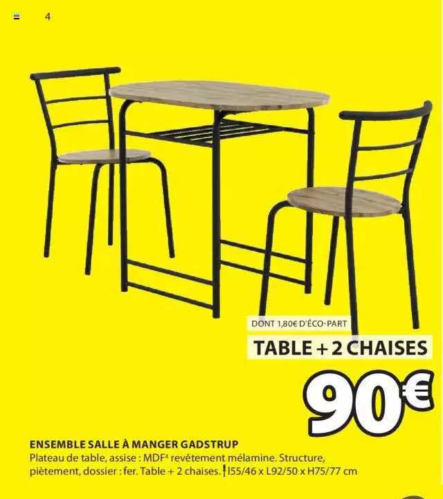 ensemble salle à manger gadstrup