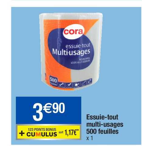 essuie-tout multi-usages 500 feuilles