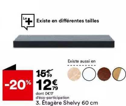 étagère Shelvy 60 Cm