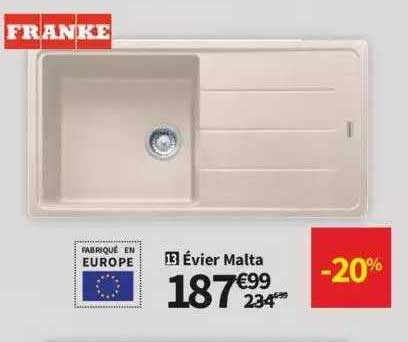évier malta franke