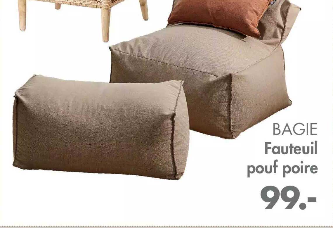 Fauteuil Pouf Poire Bagie