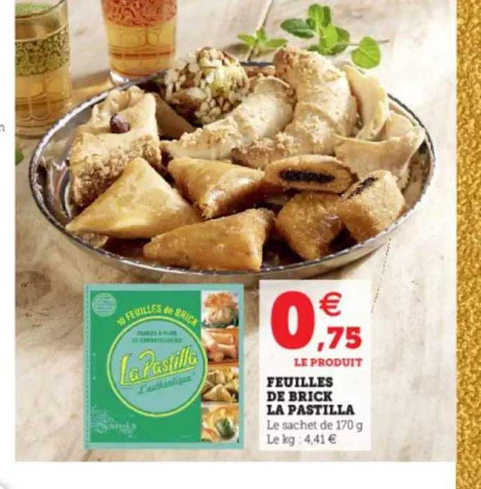 feuilles de brick la pastilla