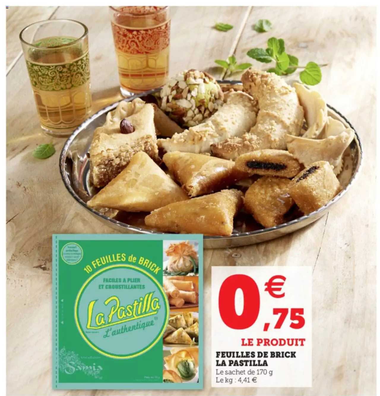 feuilles de brick la pastilla