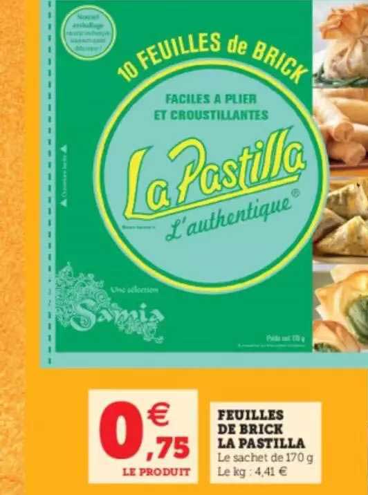 feuilles de brick la pastilla