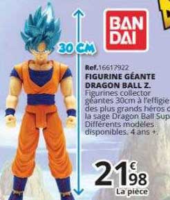 figurine géante dragon ball z. bandai