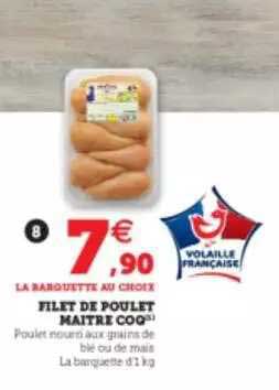 filet de poulet maître coq