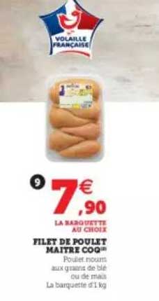 filet de poulet maître coq