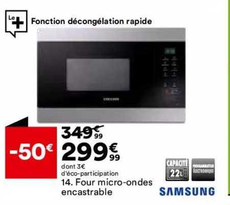 Four Micro-ondes Encastrable Samsung