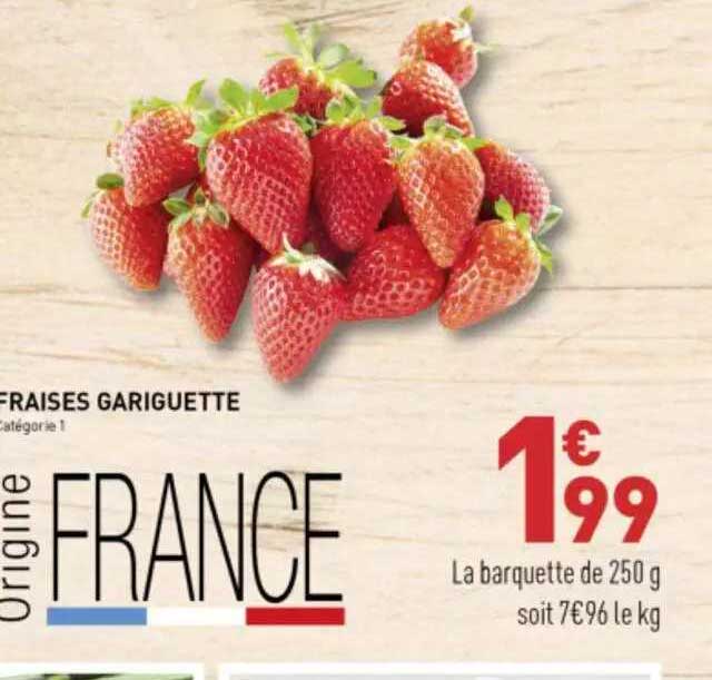 fraises gariguette