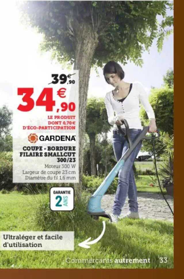 gardena coupe - bordure filaire smallcut 300.23