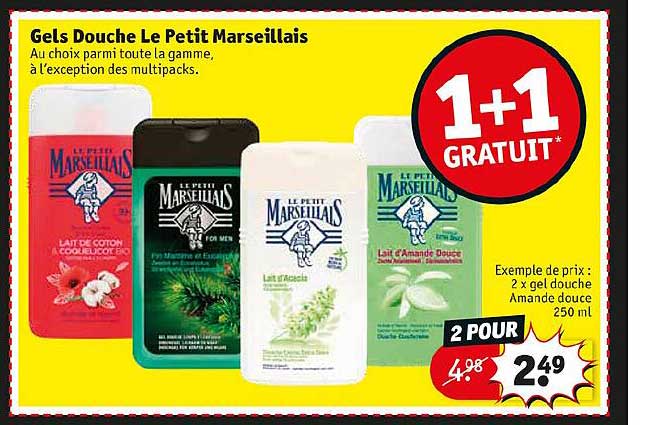 Gels Douche Le Petit Marseillais