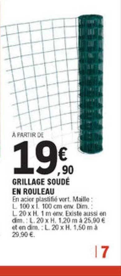 Grillage Soudé En Rouleau