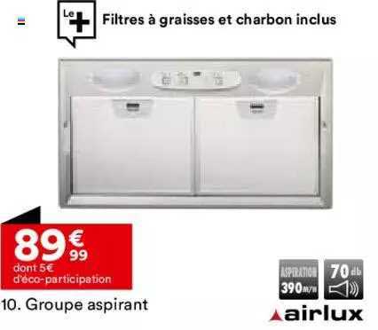 groupe aspirant airlux