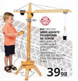 grue géante filoguidée de 120cm