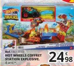 hot wheels coffret station explosive