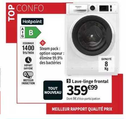 hotpoint lave-linge frontal