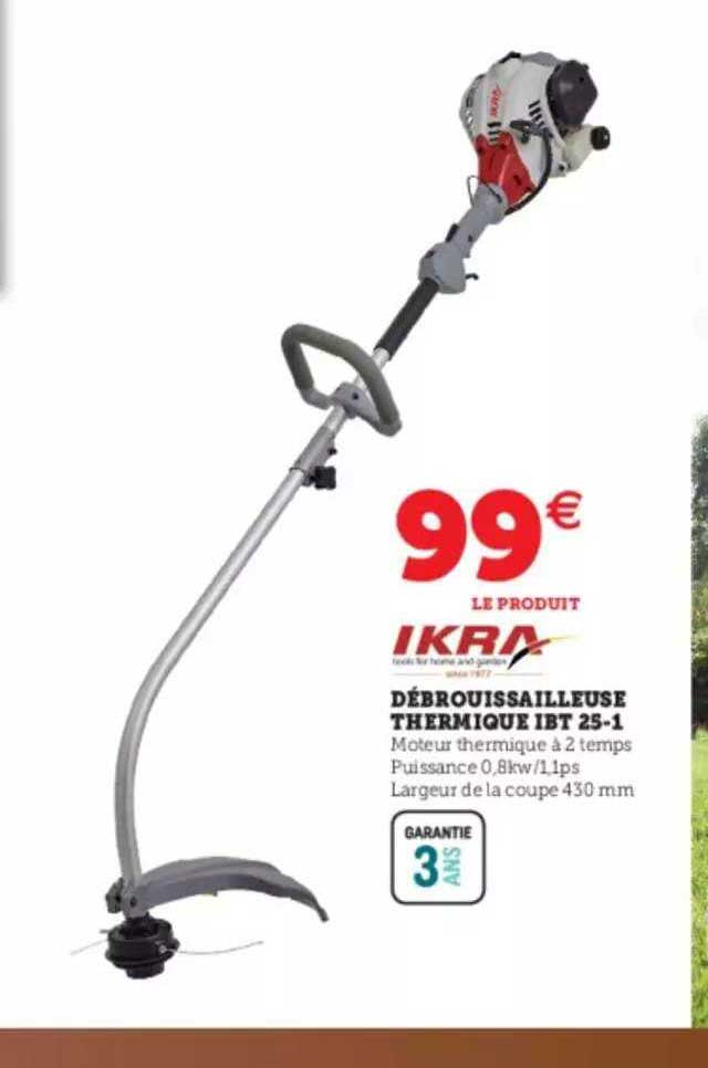 ikra débrouissailleuse thermique ibt 25-1