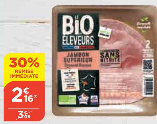 jambon supérieur le bio éleveurs