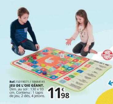 jeu de l'oie géant