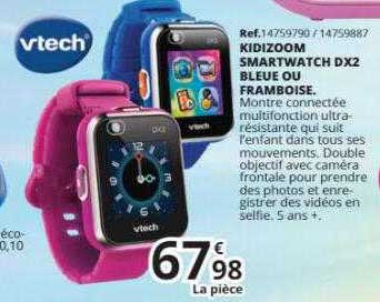 kidizoom smartwatch dx2 bleue ou framboise
