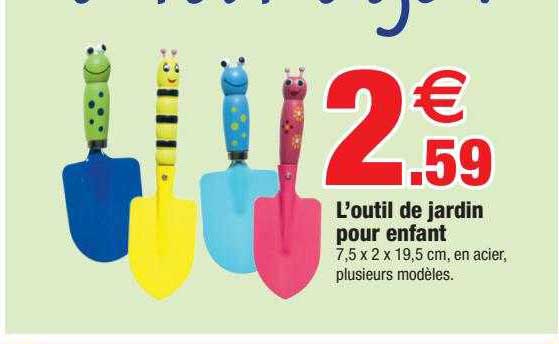 l'outil de jardin pour enfant