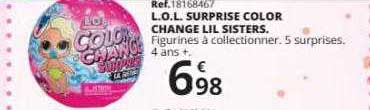 l.o.l. surprise color change lil sisters