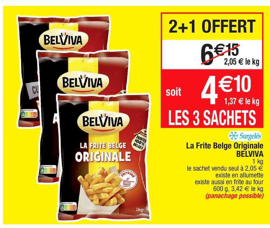 la frite belge originale belviva