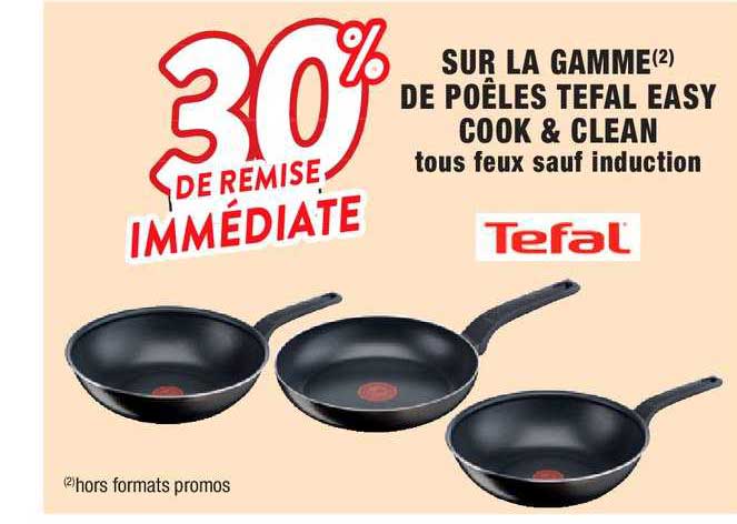 La Gamme De Poêles Tefal Easy Cook & Clean Tefal