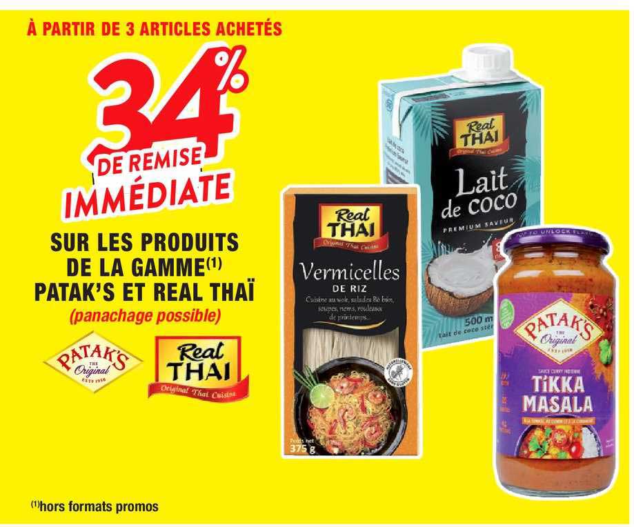 la gamme patak's et real thaï