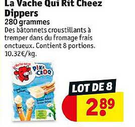 la vache qui rit cheez dippers