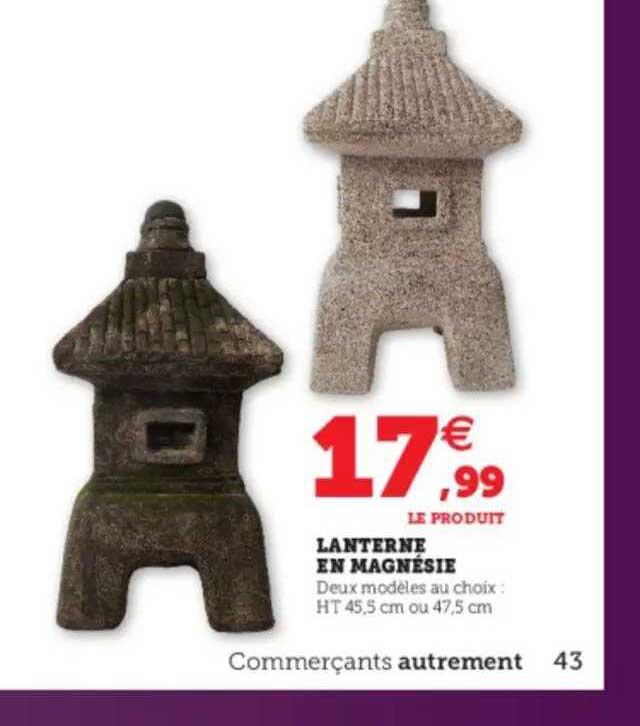 lanterne en magnésie