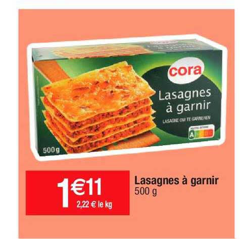Lasagnes à Garnir