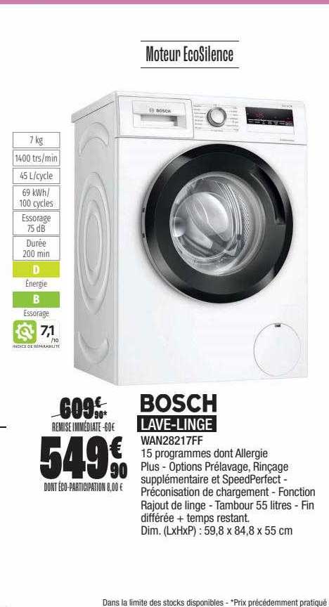 Lave-linge Bosch