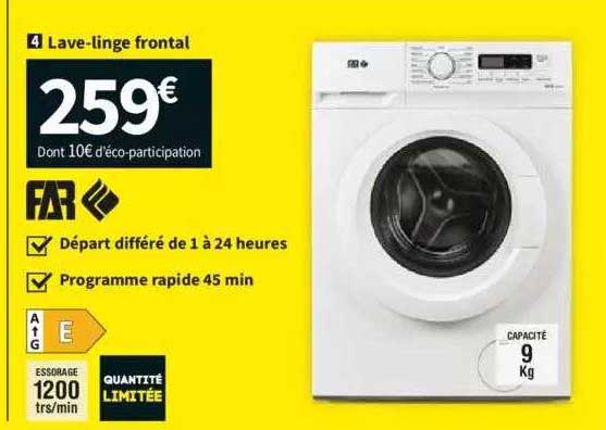 lave-linge frontal