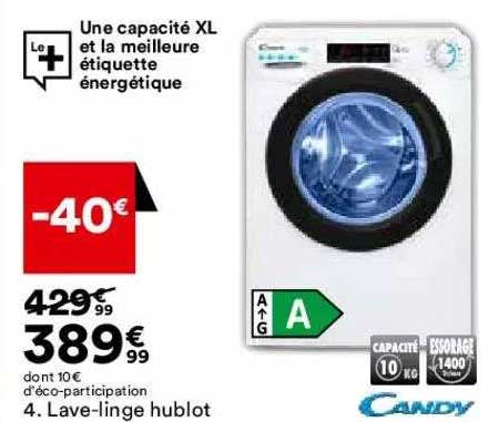 lave-linge hublot candy