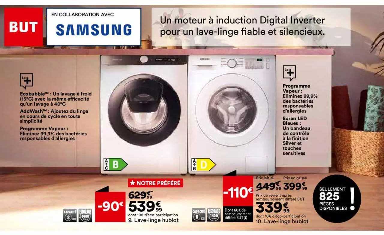 lave-linge hublot samsung