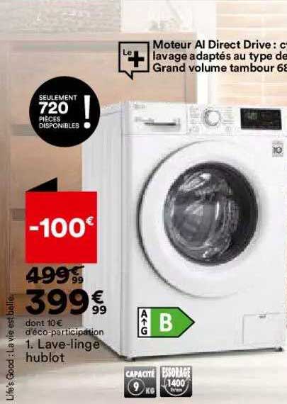 lave-linge hublot