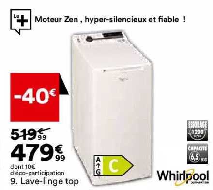 lave-linge top whirlpool