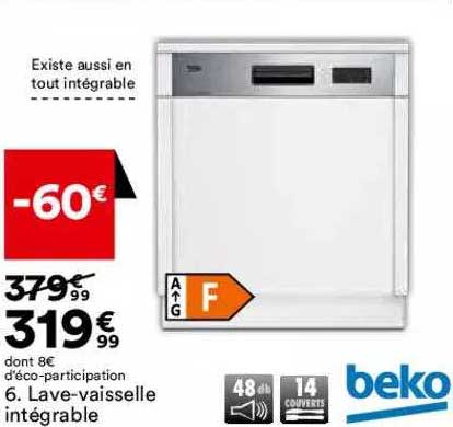 lave-vaisselle intégrable beko