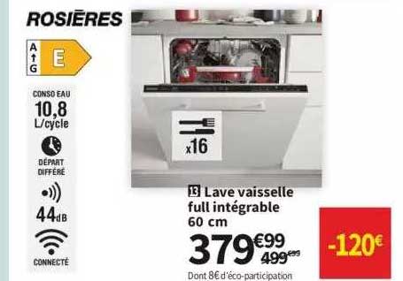 Lave Vaisselle Intégrable Rosiēres