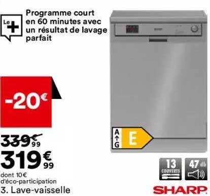 lave-vaisselle sharp