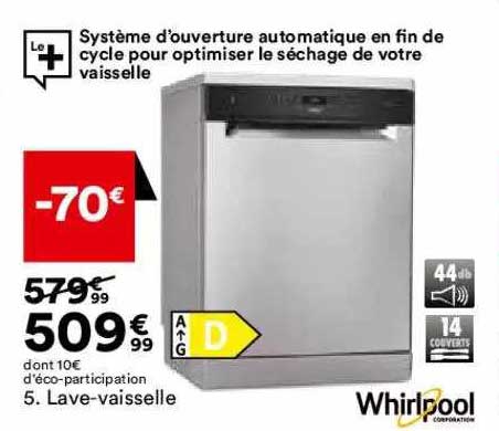 lave-vaisselle whirlpool