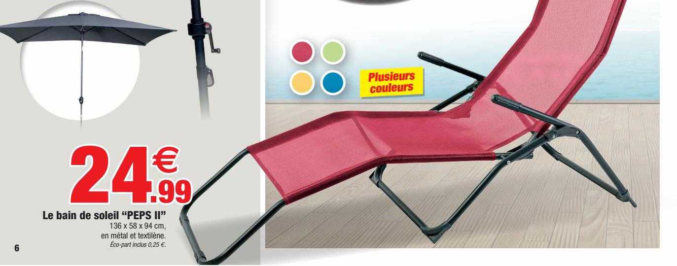 le bain de soleil "peps II"