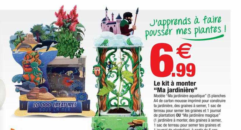 le kit à monter "ma jardinière"