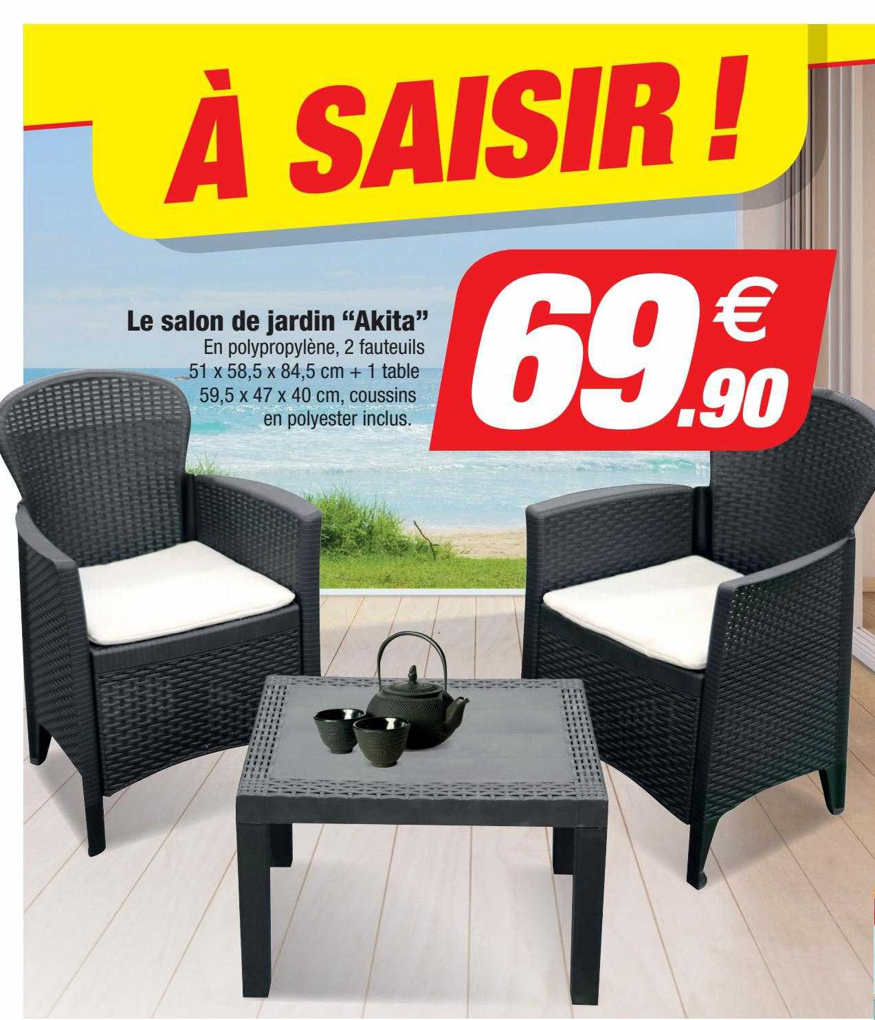 Le Salon De Jardin "akita"