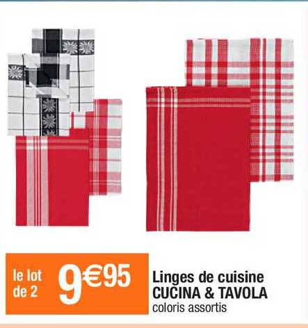 linge de cuisine cucina & tavola