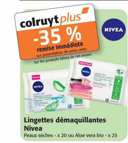 Lingettes Démaquillantes Nivea