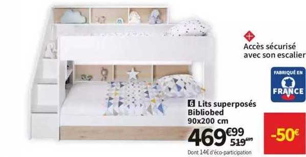 lits superposés bibliobed