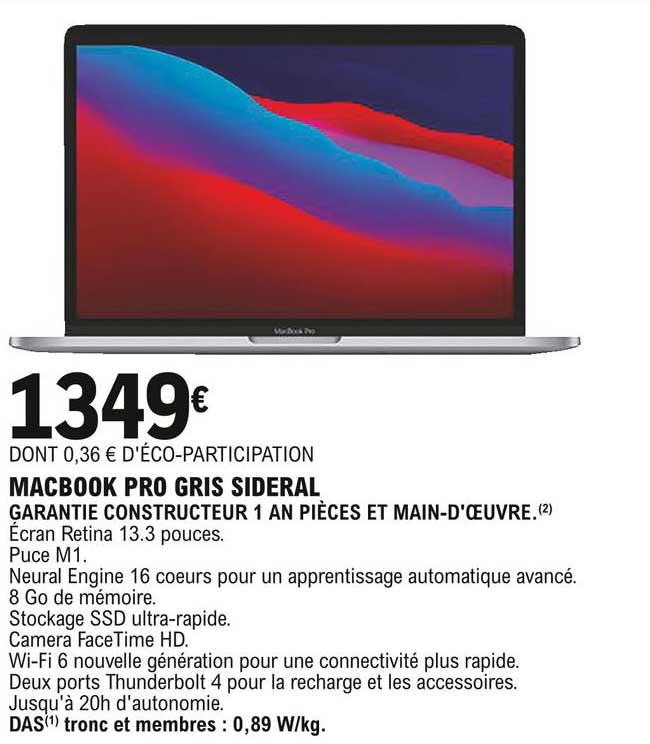 macbook pro gris sideral